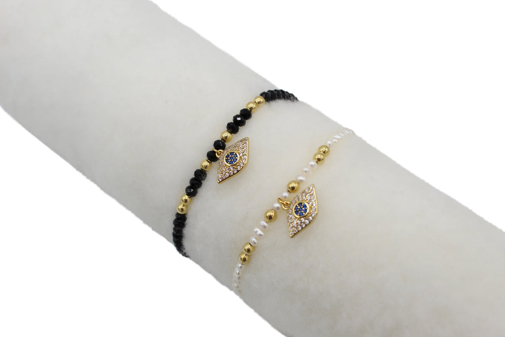 Marina Hand Beaded Pearl Bracelet
