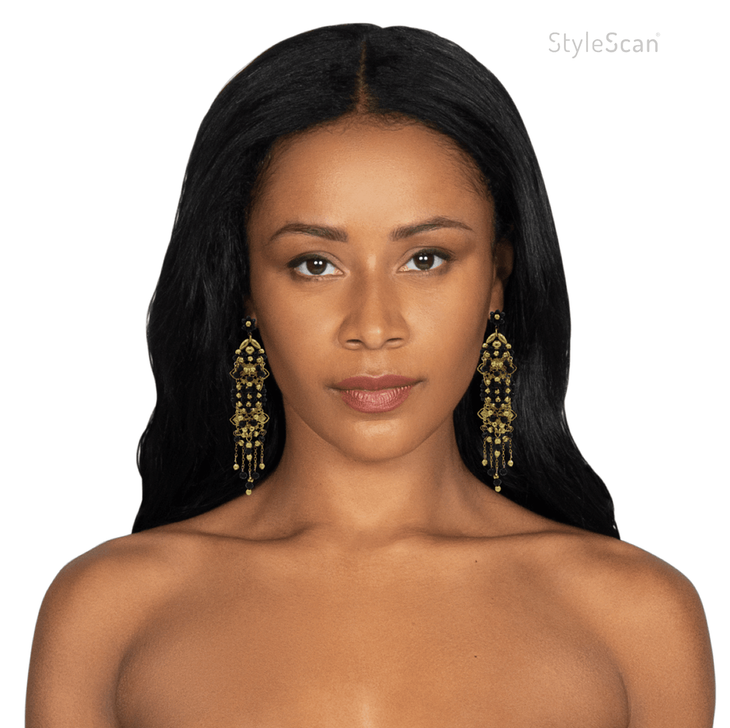 Valedon Hand Beaded Pearl Earrings