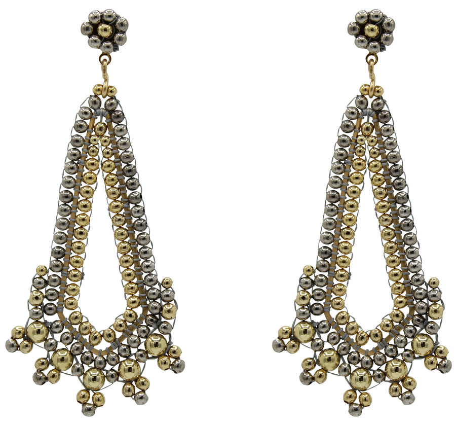 Nola Hand Beaded Earrings