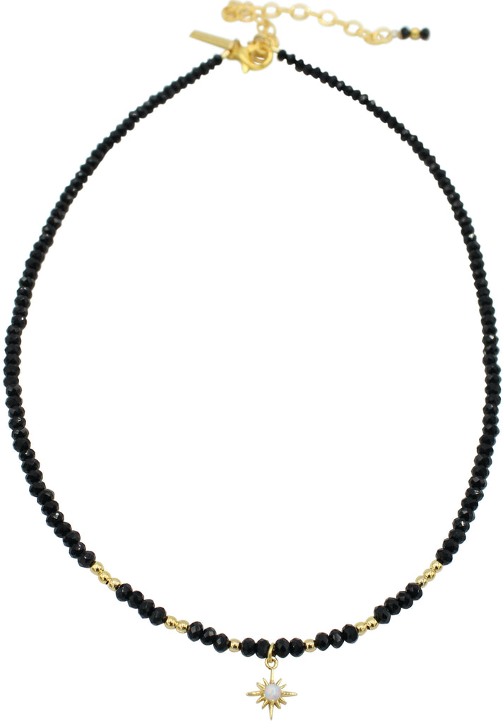 North Star Hand Beaded Choker